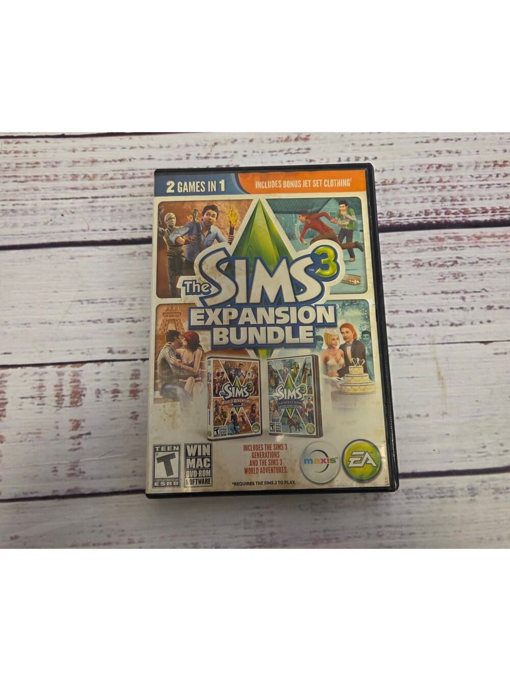 The Sims 3 Expansion Bundle PC Mac Generations World Adventures